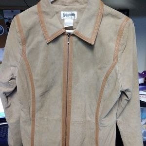 Bagatelle Vintage Faux Suede Blazer Jacket